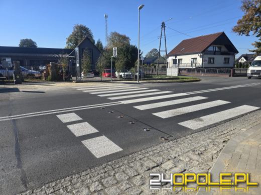 Kolejna "Super zebra" już gotowa. Bezpieczniej dla pieszych w Opolu