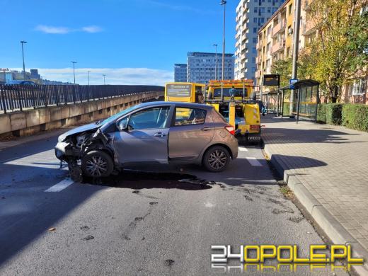 Wypadek na ul. Nysy Łużyckiej w Opolu