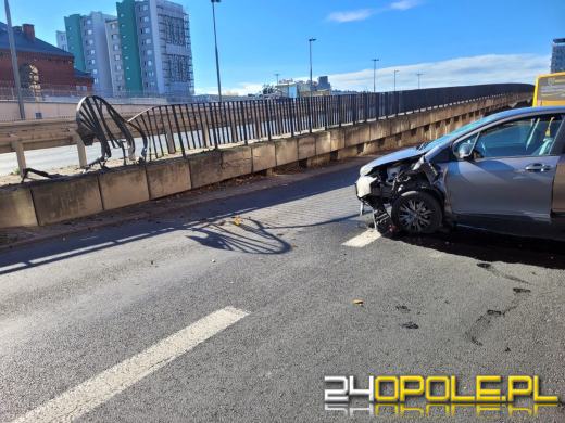 Wypadek na ul. Nysy Łużyckiej w Opolu