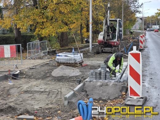 Postępują prace na ulicy Częstochowskiej