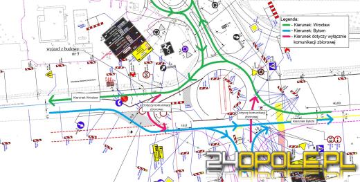 Zmiana organizacji ruchu przy rondzie obok MAKRO. Będą utrudnienia