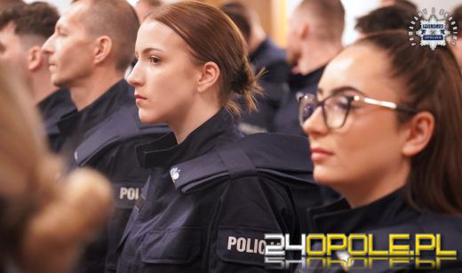 35 nowych funkcjonariuszy rozpoczęło służbę w opolskim garnizonie Policji