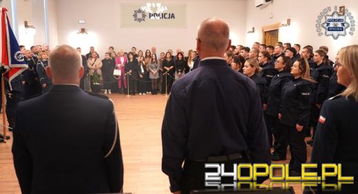35 nowych funkcjonariuszy rozpoczęło służbę w opolskim garnizonie Policji