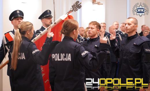 35 nowych funkcjonariuszy rozpoczęło służbę w opolskim garnizonie Policji
