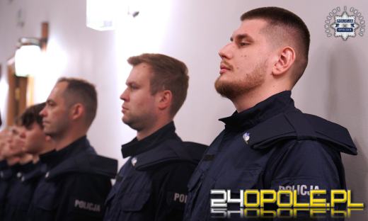 35 nowych funkcjonariuszy rozpoczęło służbę w opolskim garnizonie Policji