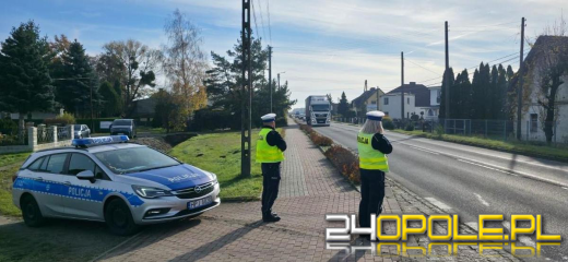 Dziesiątki radiowozów i drony - działania "STOP PRĘDKOŚĆ" w powiecie opolskim