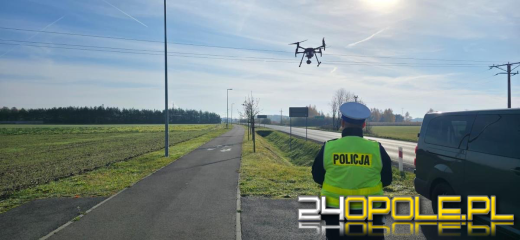 Dziesiątki radiowozów i drony - działania "STOP PRĘDKOŚĆ" w powiecie opolskim