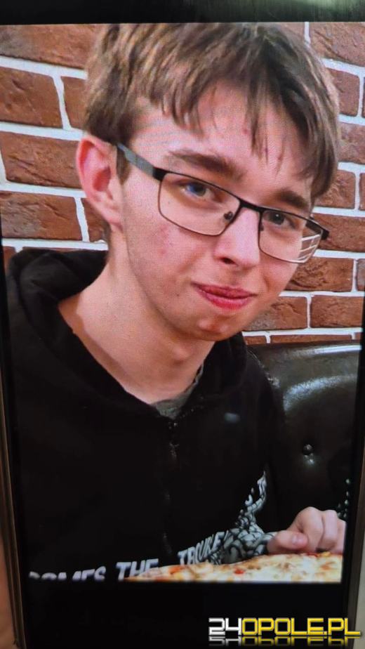 Zaginął 17-letni Michał Uryga. Kluczborska policja prosi o pomoc w poszukiwaniach