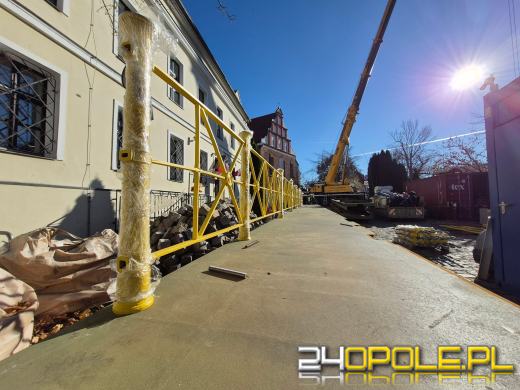 Most Zamkowy w Opolu nabiera kształtów. Trwają kolejne etapy prac