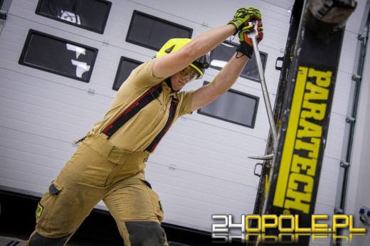 Od teorii do... wyważenia. Strażacy w akcji szkoleniowej