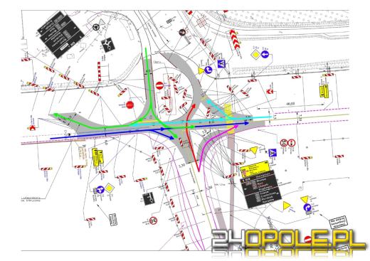 Nowa organizacja ruchu na węźle w Sławicach. Od 19 listopada zmiany dla kierowców