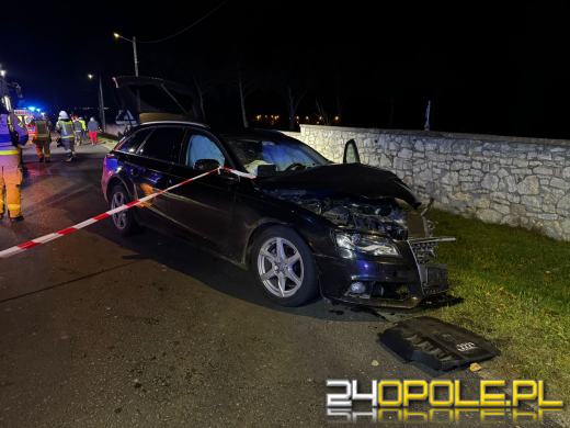 Groźne zderzenie w Zimnicach Wielkich. Dwie osoby trafiły do szpitala