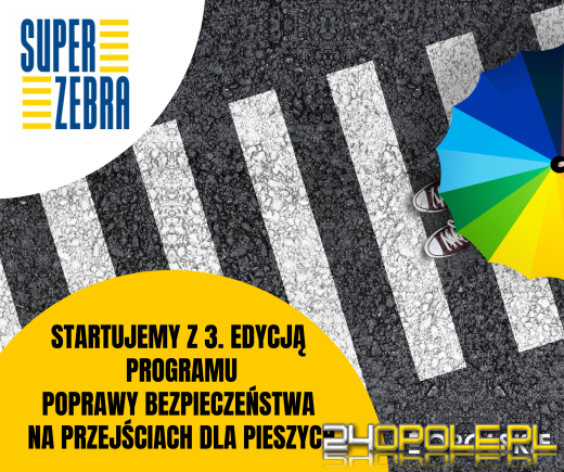 Rusza trzecia edycja "Super Zebry". Opolskie gminy znów powalczą o poprawę bezpieczeństwa