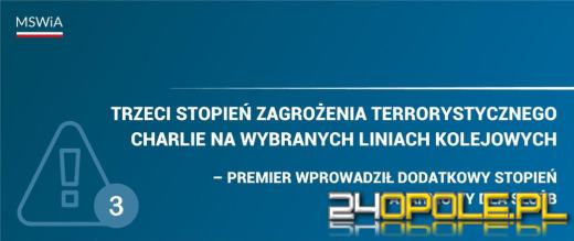 CHARLIE na kolei. Premier podnosi stopień alarmowy - służby w gotowości
