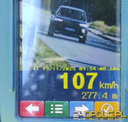  Brawurowa jazda w obszarze zabudowanym zakończona zatrzymaniem prawa jazdy