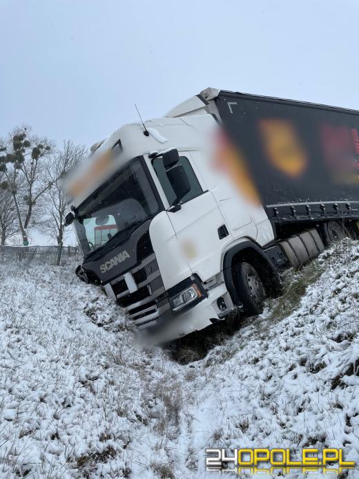 Trudne warunki na drogach. Policja apeluje o zachowanie szczególnej ostrożności 