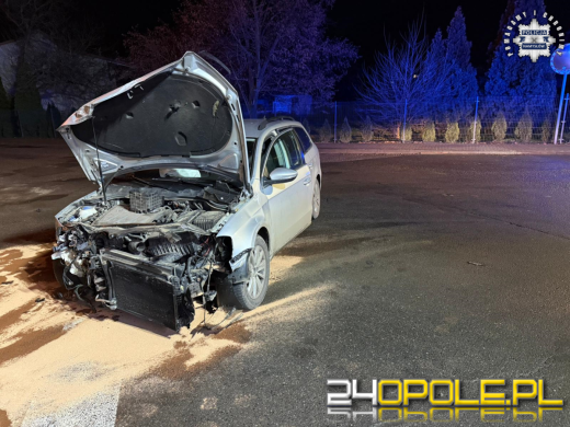 Wypadek na skrzyżowaniu ul. Grunwaldzkiej i Kraszewskiego w Namysłowie