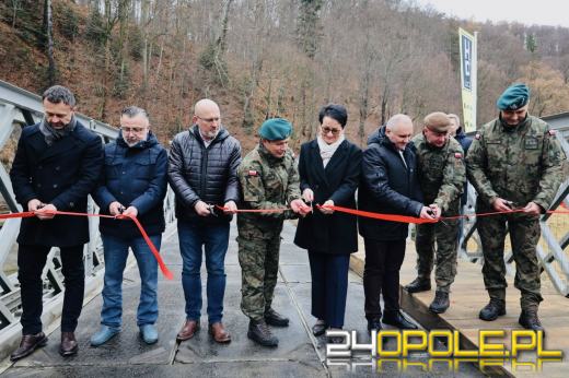 Tymczasowy most na ul. gen. Andersa w Głuchołazach oficjalnie otwarty