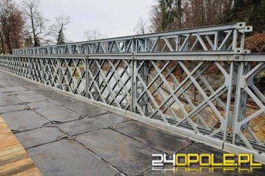 Tymczasowy most na ul. gen. Andersa w Głuchołazach oficjalnie otwarty