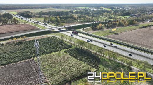 Zwężenie jezdni i zmiany ruchu na A4 do czwartku 