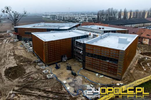 Kompleks "Newton" na Politechnice Opolskiej. Zaglądamy na plac budowy