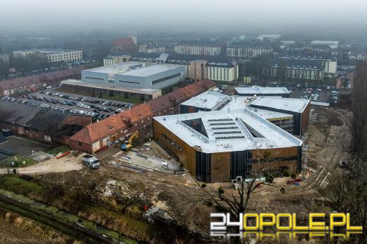 Kompleks "Newton" na Politechnice Opolskiej. Zaglądamy na plac budowy