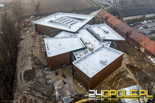 Kompleks "Newton" na Politechnice Opolskiej. Zaglądamy na plac budowy