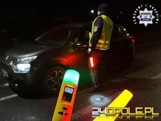 Prawie 640 kontroli trzeźwości. Wśród nich ujawnili dwóch kierujących pod wpływem 