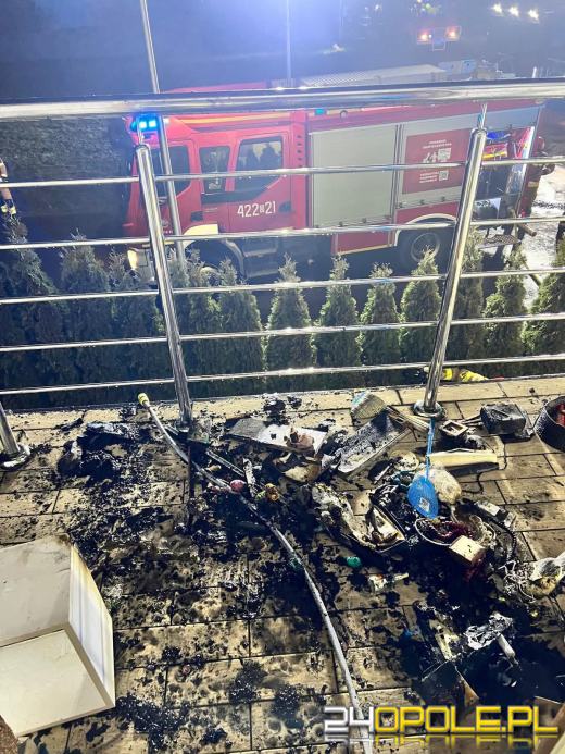 Nocny pożar domu. Ogień pojawił się w sypialni