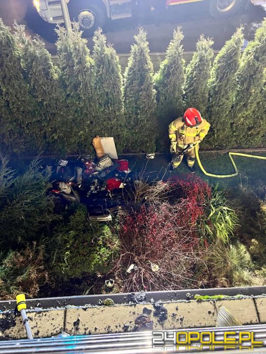 Nocny pożar domu. Ogień pojawił się w sypialni