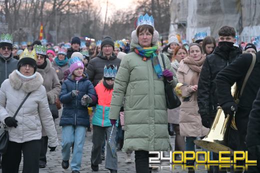 Trzej Królowie przeszli ulicami Opola. Orszak po raz trzynasty