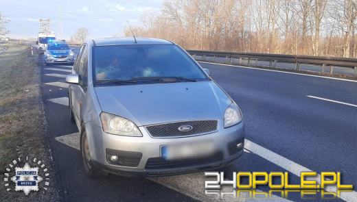 Nie dojechał przez złe paliwo. Policja zatrzymała poszukiwanego na A4