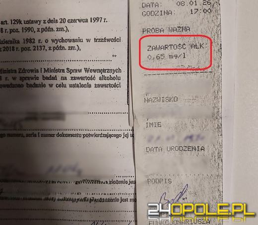 Kierowca audi chciał uniknąć kontroli. Miał powód 