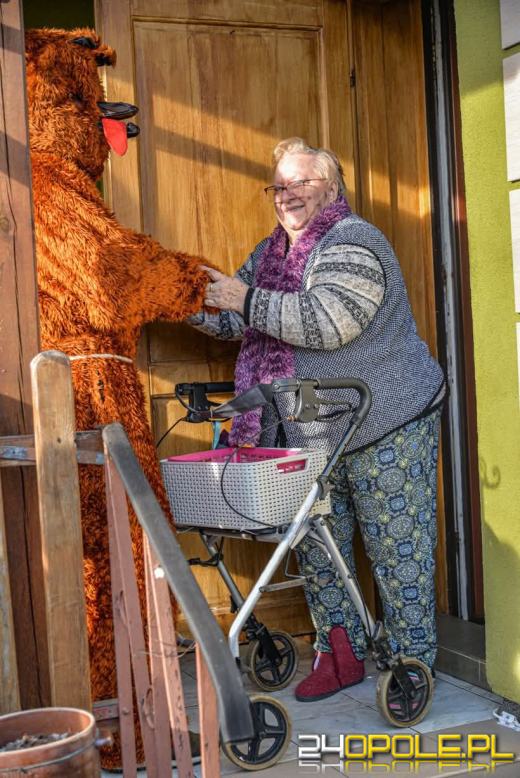 Wodzenie Niedźwiedzia w gminie Dąbrowa. Noworoczna tradycja w Niewodnikach
