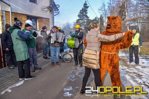 Wodzenie Niedźwiedzia w gminie Dąbrowa. Noworoczna tradycja w Niewodnikach