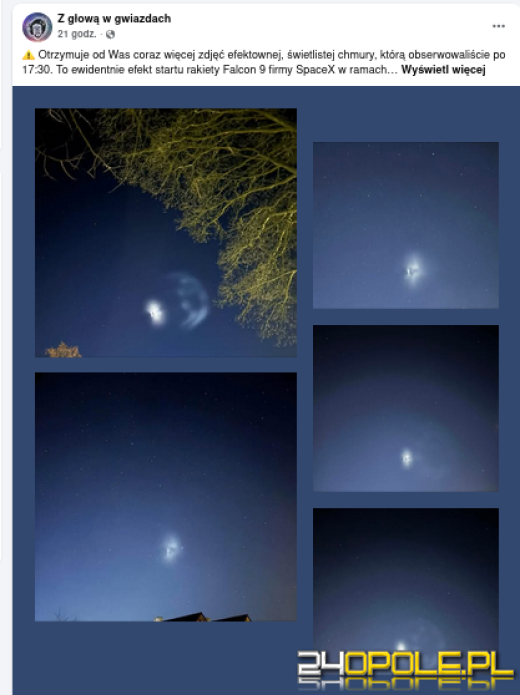 Niecodzienne zjawisko na niebie. Tajemnicza chmura nad Polską