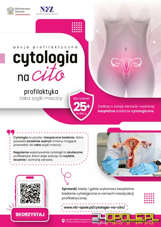 "Cytologia na Cito". Rusza piąta edycja akcji profilaktycznej w regionie