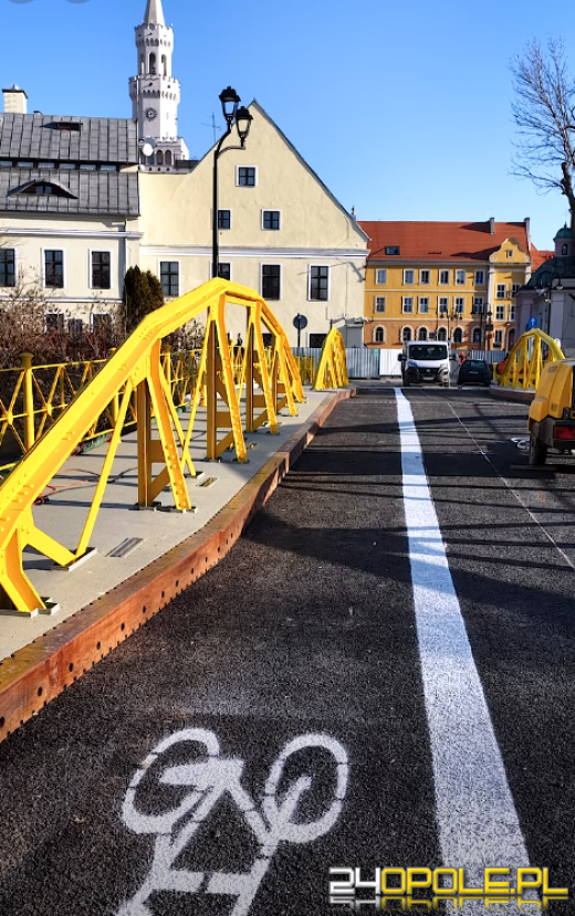 Most Zamkowy wkrótce otwarty. Zmiana organizacji ruchu w centrum Opola