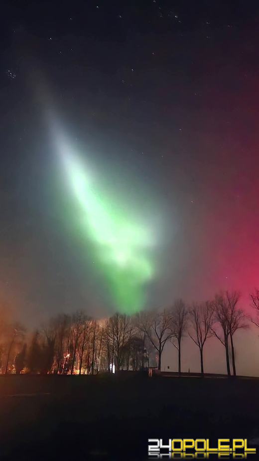 Zorza polarna widoczna w całym kraju. Galeria Waszych zdjęć