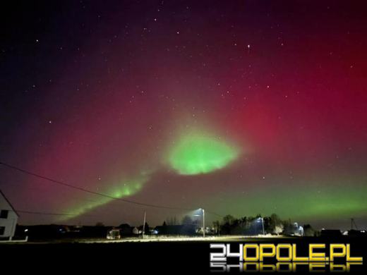 Zorza polarna widoczna w całym kraju. Galeria Waszych zdjęć