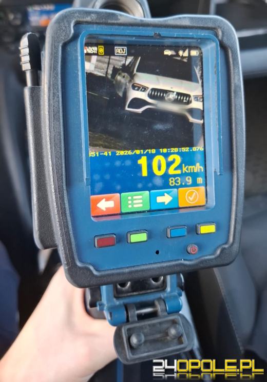 Brzeg: Pomylił wiejską drogę z torem wyścigowym 