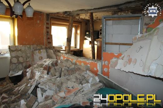 Wybuch w domu we Włodzieninie. Jedna osoba ranna, znana jest przyczyna