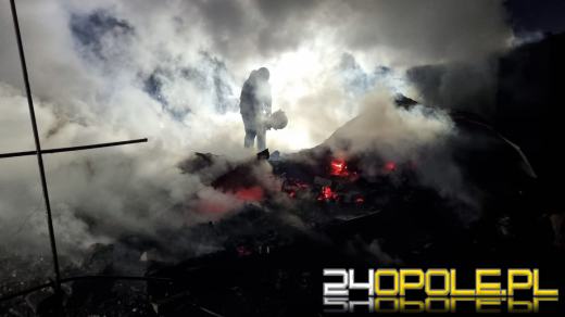 Pożar domku letniskowego w Michalicach