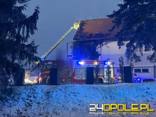 Pożar w kompleksie hotelowym w Pokrzywnej. Ewakuowano 94 osoby