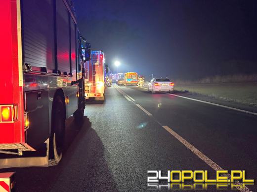 Wypadek na obwodnicy Opola. Zderzenie czterech aut, pięć osób rannych