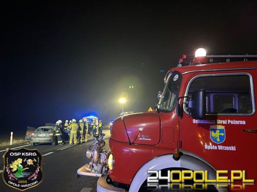 Wypadek na obwodnicy Opola. Zderzenie czterech aut, pięć osób rannych