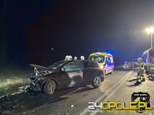 Wypadek na obwodnicy Opola. Zderzenie czterech aut, pięć osób rannych