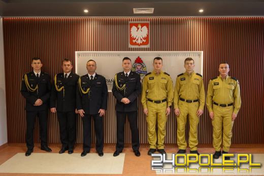 Trzech nowych strażaków złożyło ślubowanie w Opolu