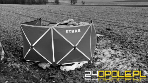 Śmiertelny wypadek na DW487 w Nowej Wsi