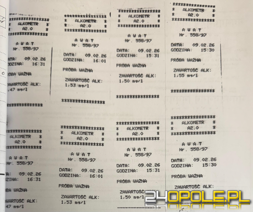 Pijany kierowca uderzył w zaparkowane auto i uciekł. Miał ponad 3 promile